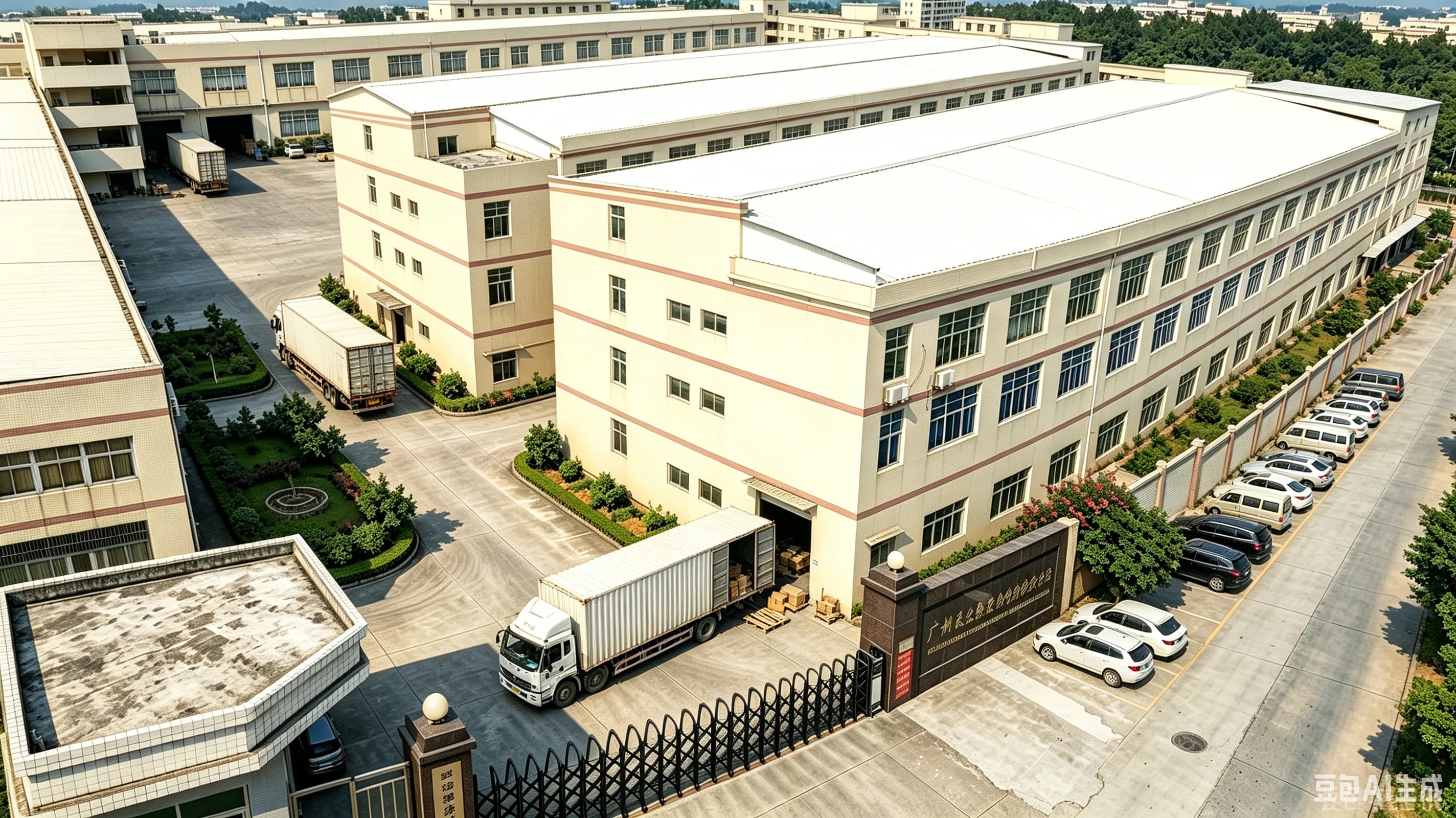 Aerial view of Bodakang Bio directly operated supplement factory