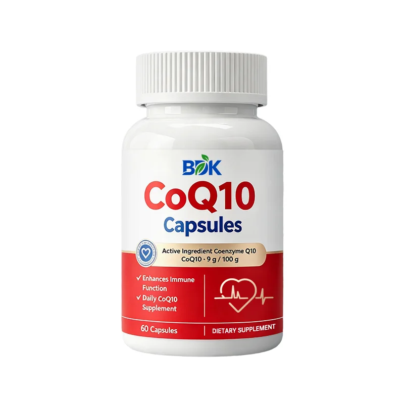 Coenzyme Q10 Capsules private label product presentation