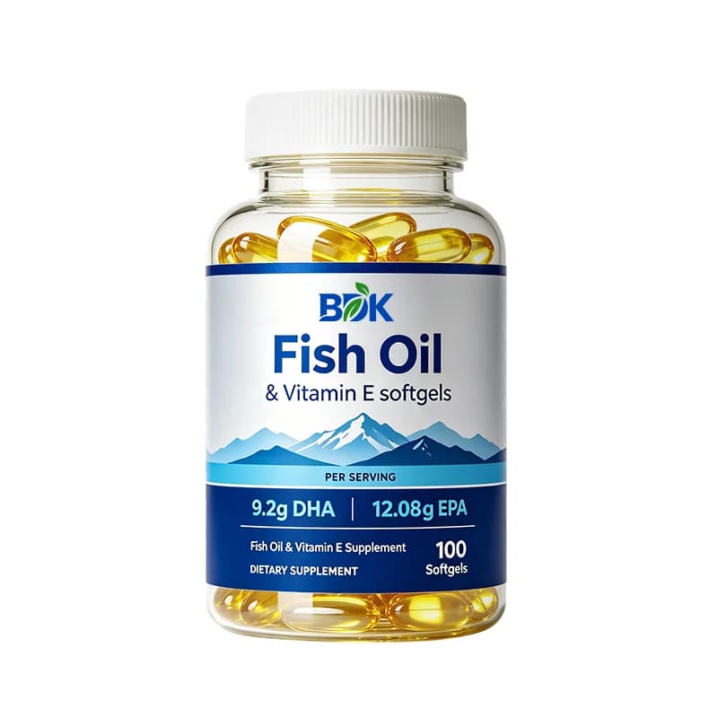 Fish Oil & Vitamin E Softgels product direction