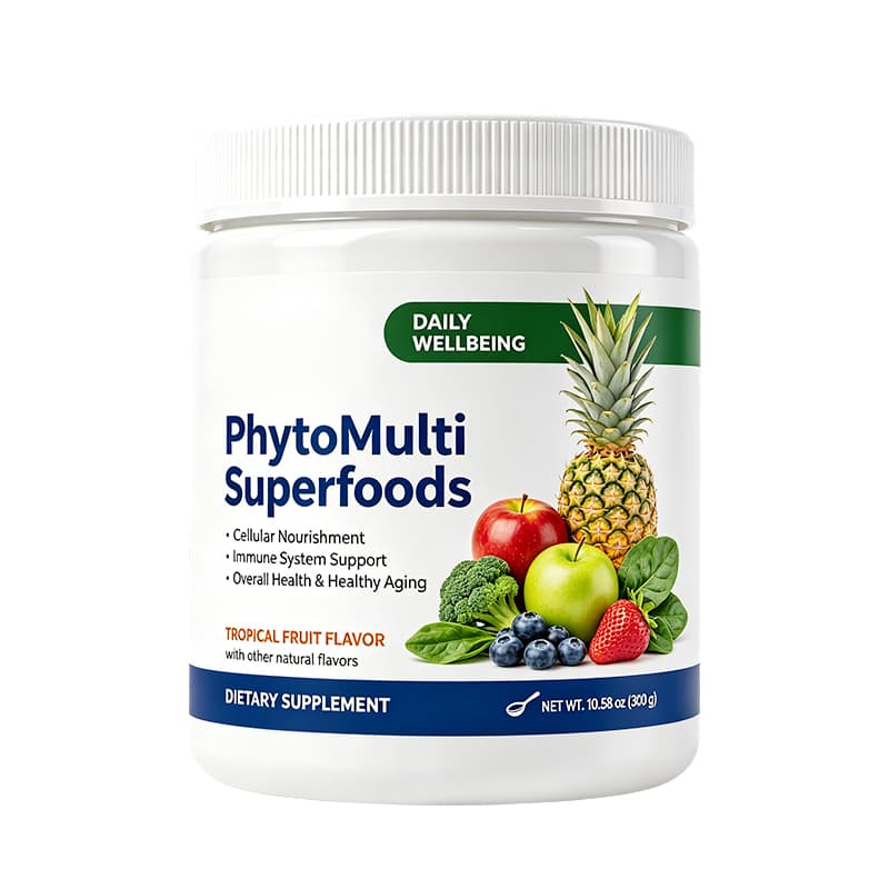Greens Powders private label product presentation
