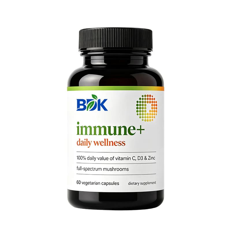 Immune Wellness Capsules private label product presentation