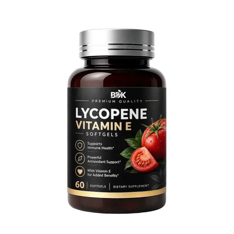 Lycopene & Vitamin E Softgels private label product presentation