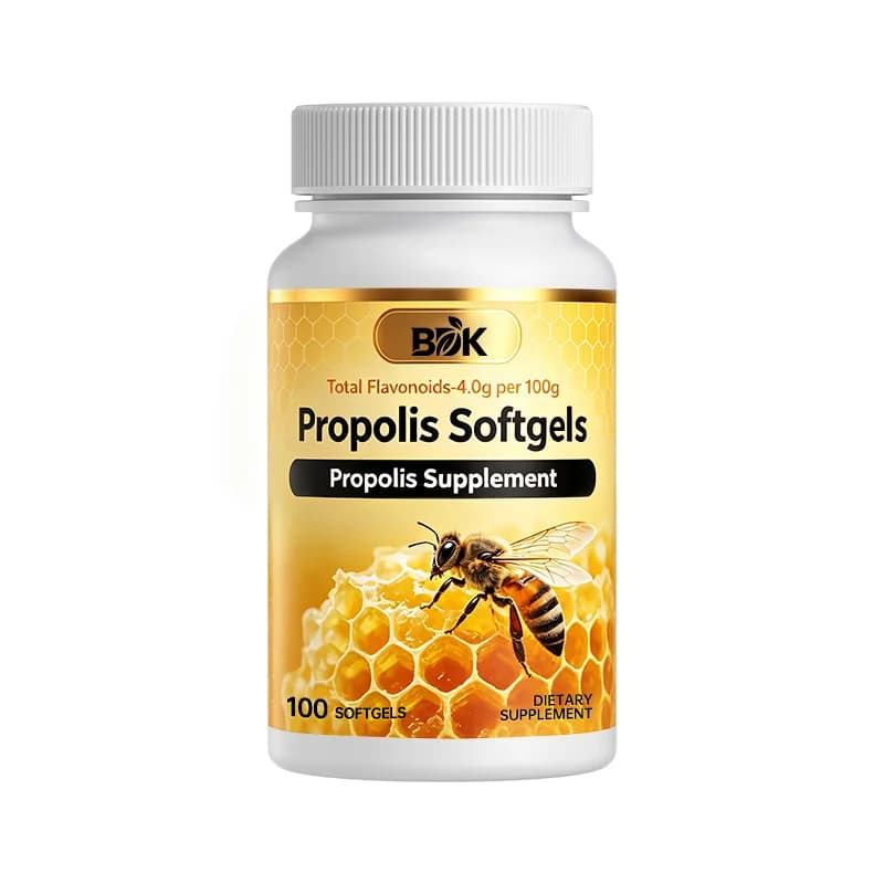 Propolis Softgels private label product presentation