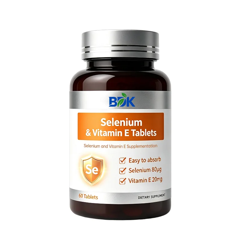 Selenium & Vitamin E Tablets private label product presentation